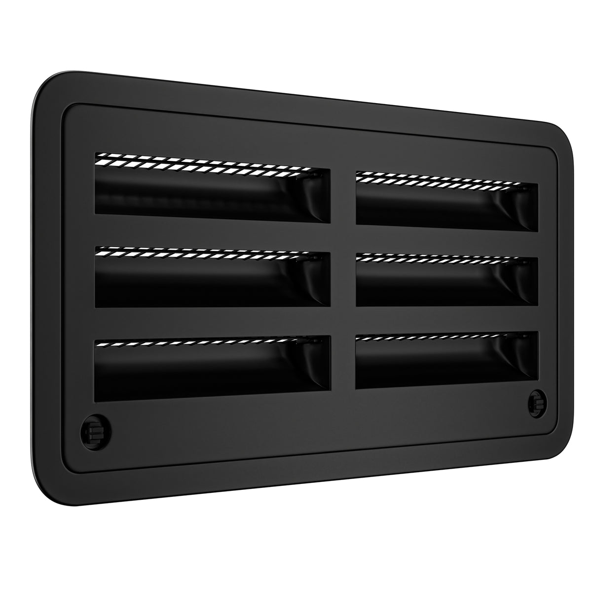Leisure Coachworks RV Refrigerator Upper Lower Side Wall Vent Replacement 20 Inch with Mesh Bug Screens (White)