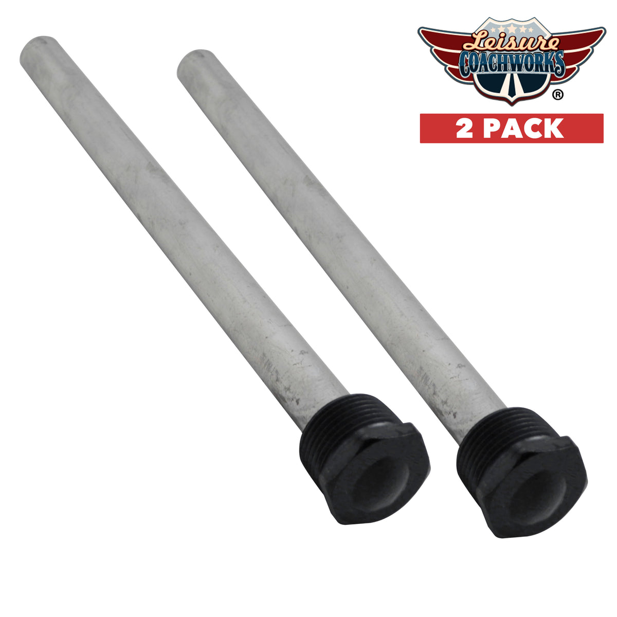 Leisure Coachworks RV Water Heater Anode Rod Magnesium 9 Inch (Black)