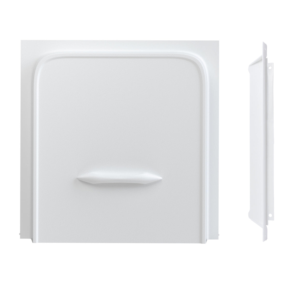 Leisure Coachworks RV Screen Door Slider Panel with Handle 12 Inch x 12 Inch (White)