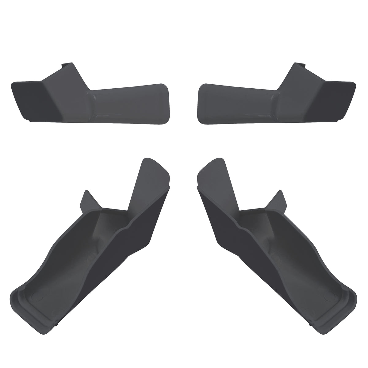 Leisure Coachworks RV Exterior Gutter Spout Extension Kit Replacement for Motorhome Gutter 3.5 Inch (Black)
