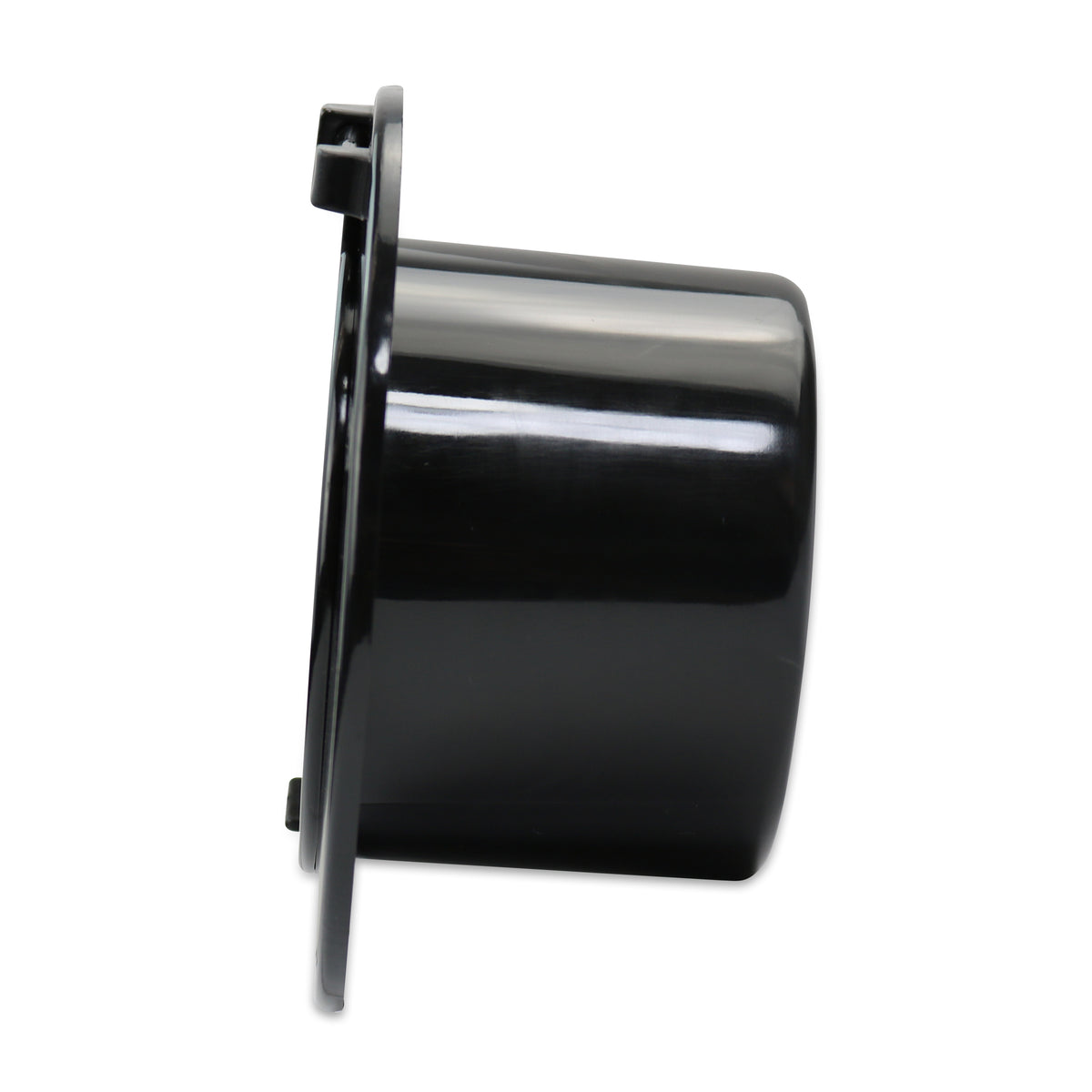 Leisure Cords RV Power Cord Utility Hatch Weatherproof Round Door 5.13 Inch x 2.38 Inch (Black)