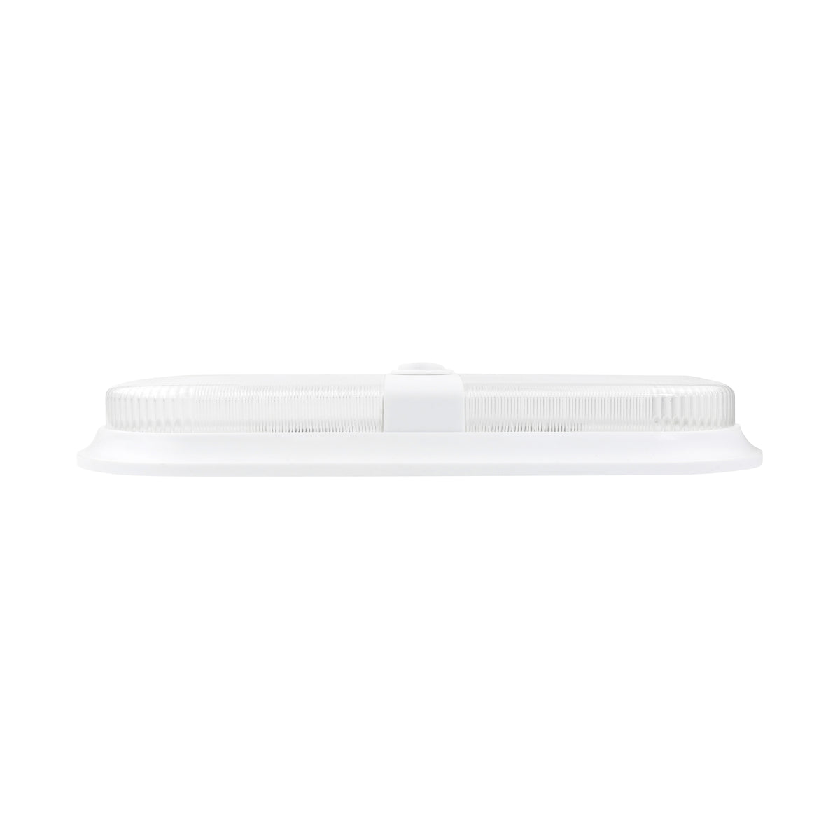 Leisure LED 12V RV LED Double Dome Light Oval Natural White On Off Switch Clear Lens 11 Inch (White)