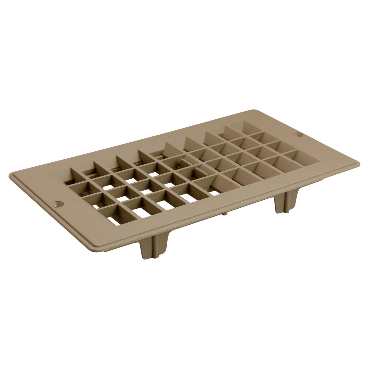 Leisure Coachworks RV Floor Register Dampered 8 Inch x 4 Inch (Tan)