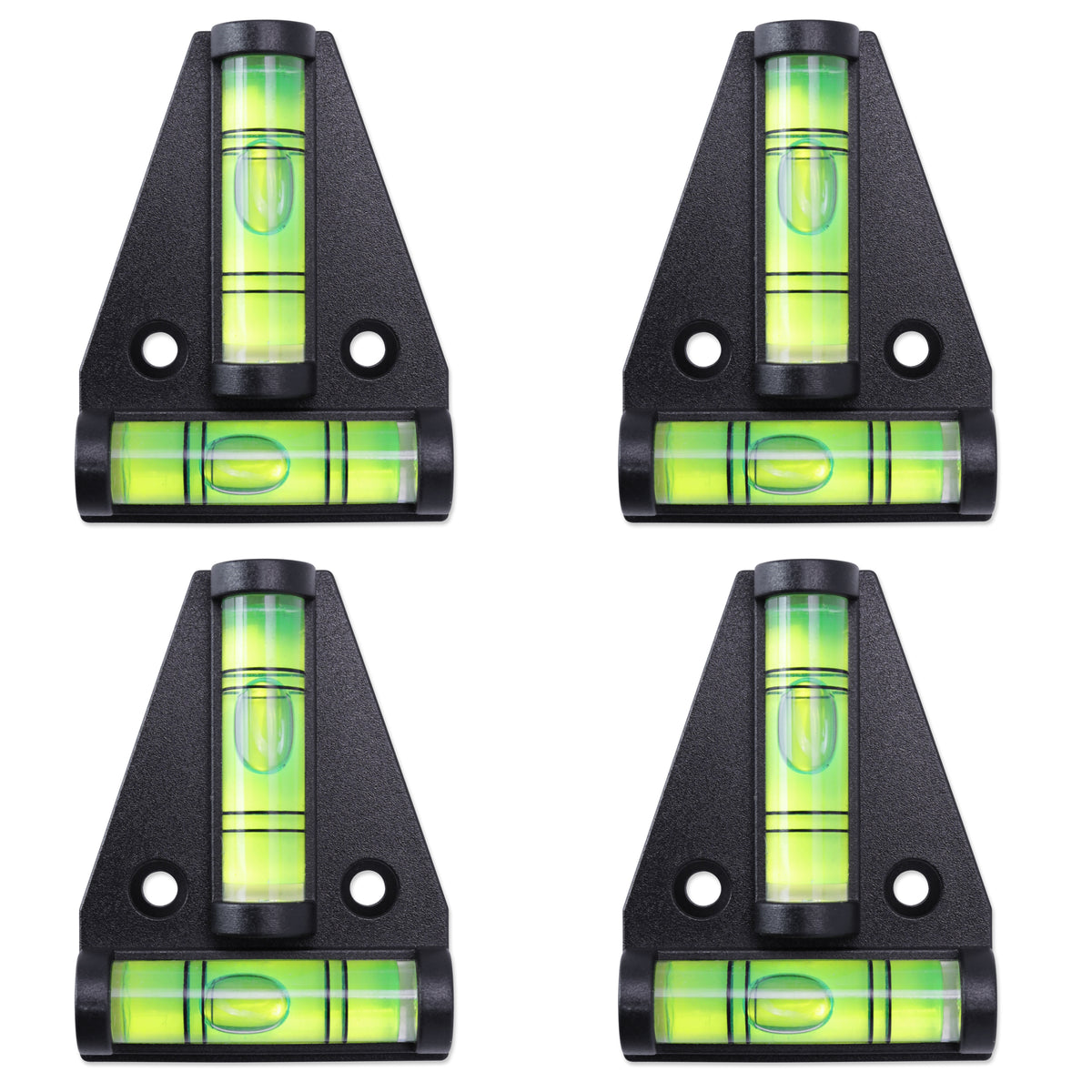 Leisure Coachworks RV Bubble Level Multipurpose 2 Way T Level 1.63 Inch x 2.25 Inch x 0.5 Inch (Black)