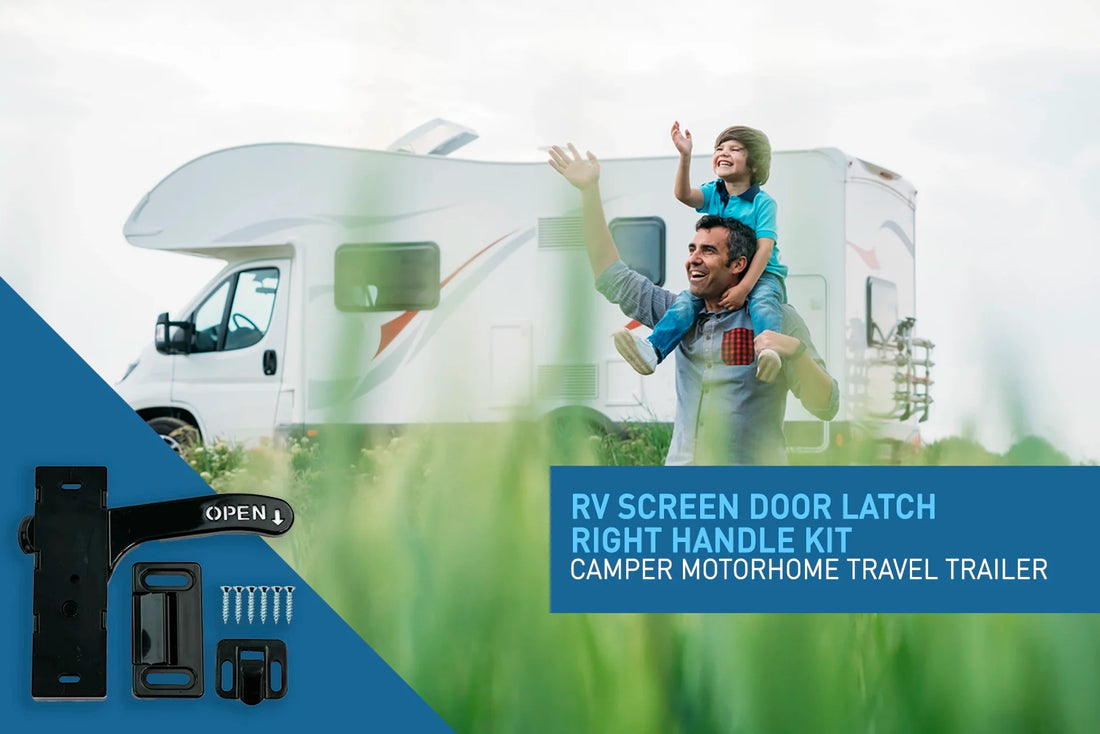 The Ultimate Fix: RV Screen Door Latch Right-Hand Handle Kit for Your Camper, Motorhome, or Travel Trailer