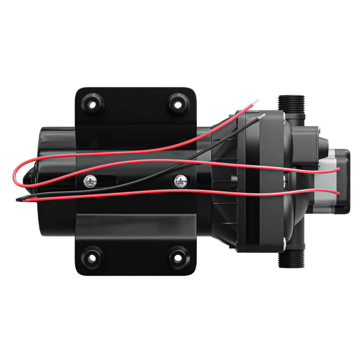 Leisure Coachworks RV Water Pump 5.5 GPM with Adapters Stainer Filter Kit (Black)