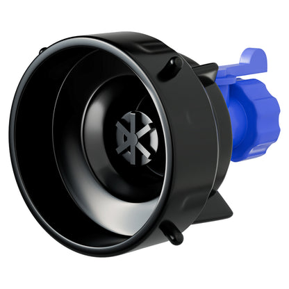 Leisure Coachworks RV Sewer Hose Rinse Cap for 3 Inch Sewer Hose with Shutoff Valve (Black)