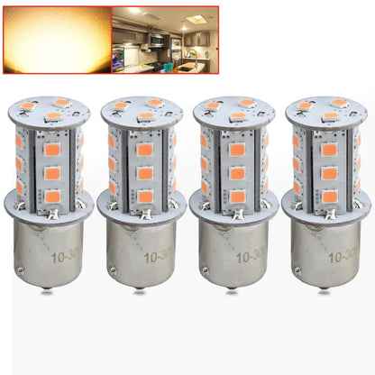 Leisure LED 12V RV Interior LED 1156 Bulb Light Replacement Cool White for Ceiling Dome Light 300 Lumen 1.72 Inch (Metal)