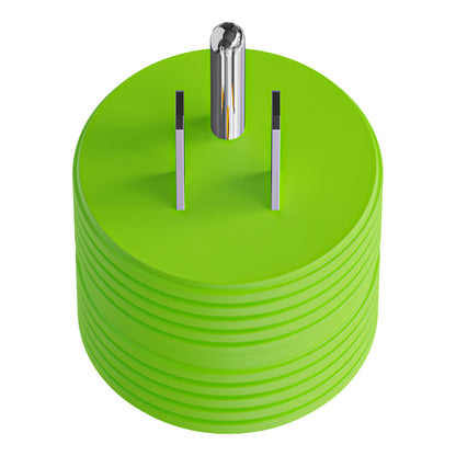Leisure Cords 15AMP RV Electrical Adapter Standard NEMA 5-15P to TT-30R 3 Inch (Green)