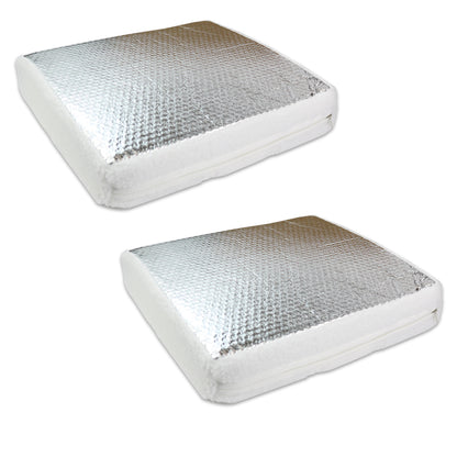 Leisure Coachworks RV Vent Insulator Sun Shield for Vent 14 Inch x 14 Inch (Reflective)