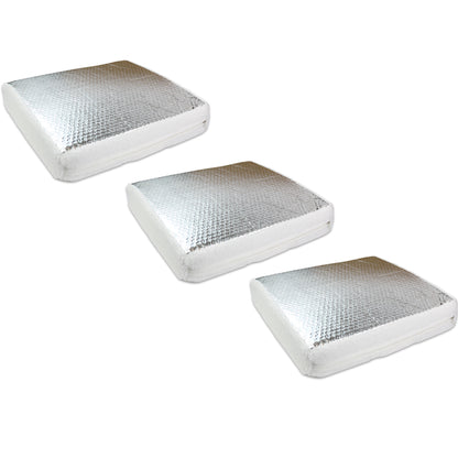 Leisure Coachworks RV Vent Insulator Sun Shield for Vent 14 Inch x 14 Inch (Reflective)