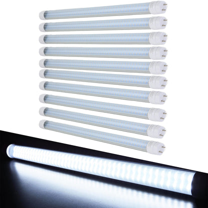 Leisure LED 12V RV Interior LED Tube Light T8 Cool White with Clear Lens 600 Lumen 18 Inch (White)