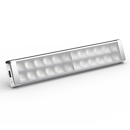 Leisure LED 12V RV Interior LED Ceiling Light Rectangle Natural White On Off Switch 1200 Lumen 10.3 Inch (Chrome)