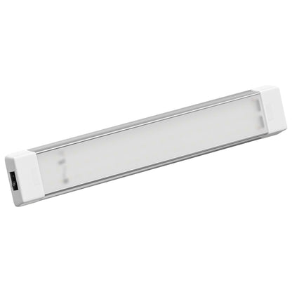 Leisure LED 12V RV Interior LED Ceiling Light Rectangle Natural White On Off Switch 720 Lumen 10.6 Inch (Grey)