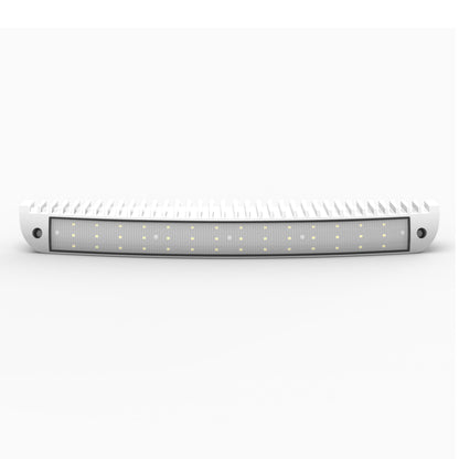 Leisure LED 12V RV Exterior LED Utility Porch Light Cool White 3500 Lumen Curved Aluminum Housing 15.4 Inch (White)