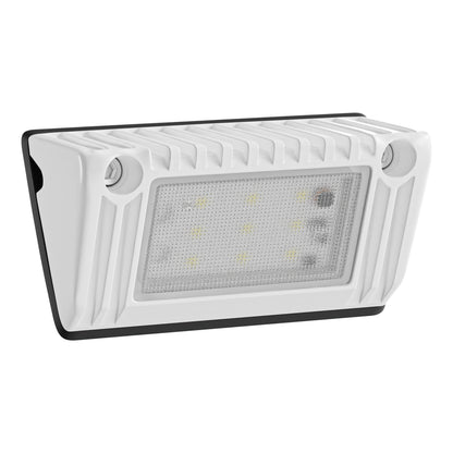 Leisure LED 12V RV Exterior LED Utility Porch Light Cool White 720 Lumen Aluminum Housing 5 Inch (White)