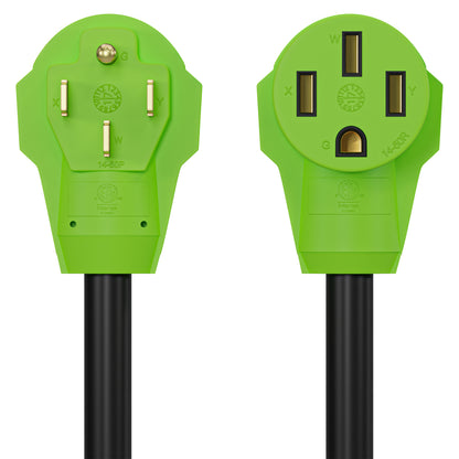 Leisure Cords 50AMP RV Extension Cord Standard 15 Foot (Green)