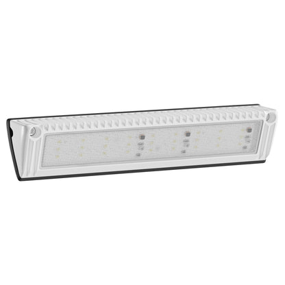 Leisure LED 12V RV Exterior LED Utility Porch Light Cool White 2250 Lumen Aluminum Housing 12.9 Inch (White)