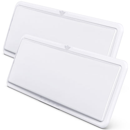 Leisure LED 12V RV Interior LED Ceiling Light Rectangle Natural White Touch Dimmer Switch 2000 Lumen 21 Inch (White)