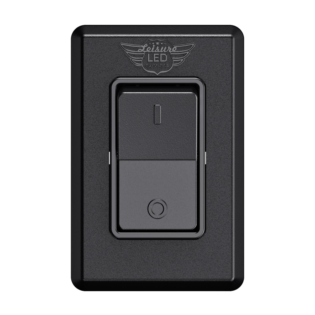 Leisure LED 12V RV Modern Single SPST On Off Switch with Bezel 2.87 Inch x 1.87 Inch x 1.1 Inch (White)