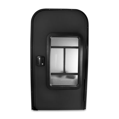 Leisure Coachworks Trailer Teardrop Doors for Entry 26 Inch x 32 Inch Passenger (Black)