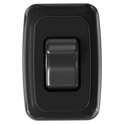 Leisure LED 12V RV Contemporary Single SPST On Off Switch with Bezel 2.83 Inch x 1.91 Inch x 1.22 Inch (White)