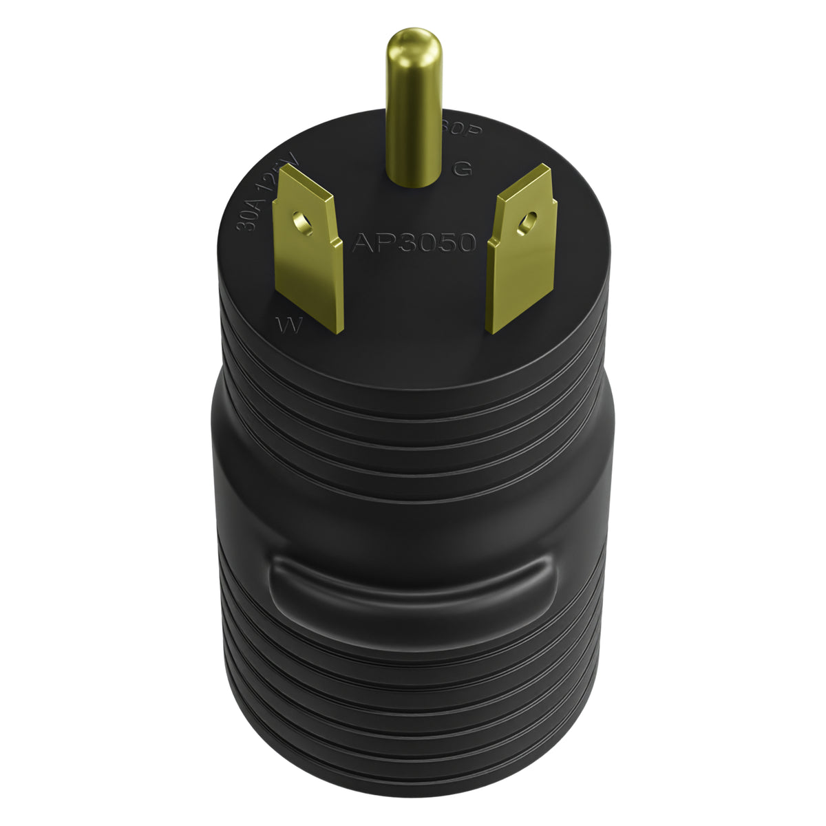 Leisure Cords 30AMP RV Electrical Adapter Standard NEMA TT-30P to 14-50R 4 Inch (Black)