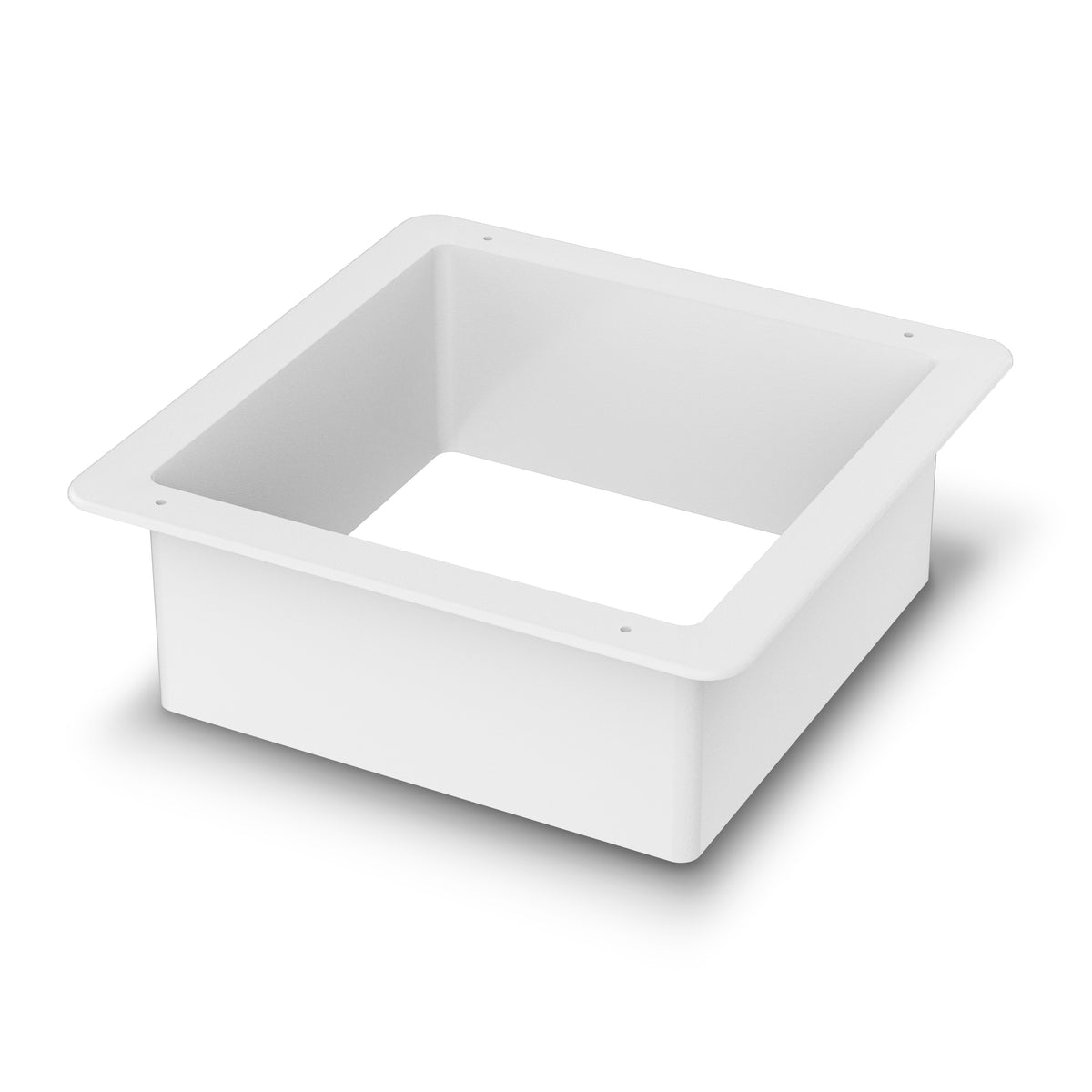Leisure Coachworks RV Extended Garnish for 14 Inch x 14 Inch Roof Vent Fan 6 Inch (White)