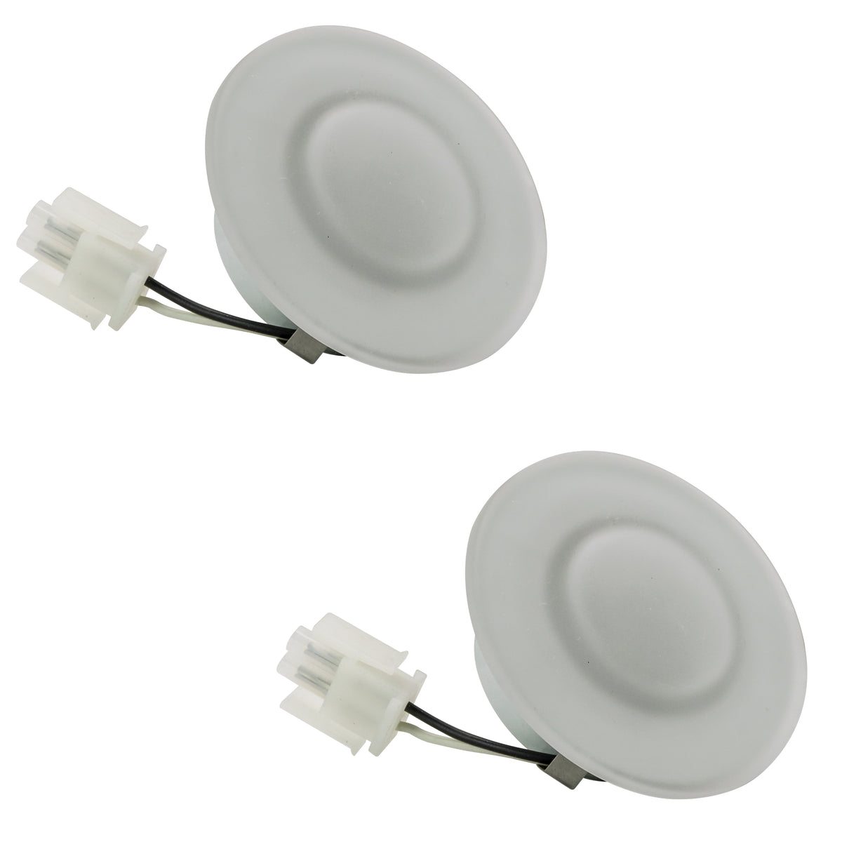 Leisure LED 12V RV Interior LED Recessed Light Natural White with Frosted Glass Lens Aluminum Housing 3 Inch (White)