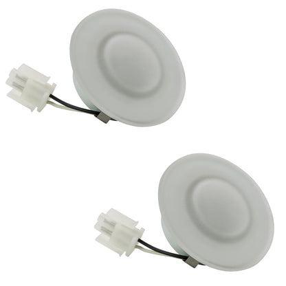 Leisure LED 12V RV Interior LED Recessed Light Natural White with Frosted Glass Lens Aluminum Housing 3 Inch (White)