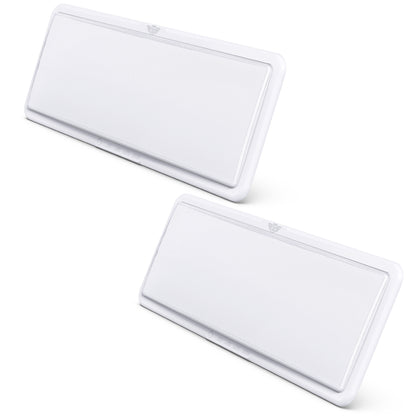 Leisure LED 12V RV Interior LED Ceiling Light Rectangle Natural White Touch Dimmer Switch 2000 Lumen 21 Inch (White)