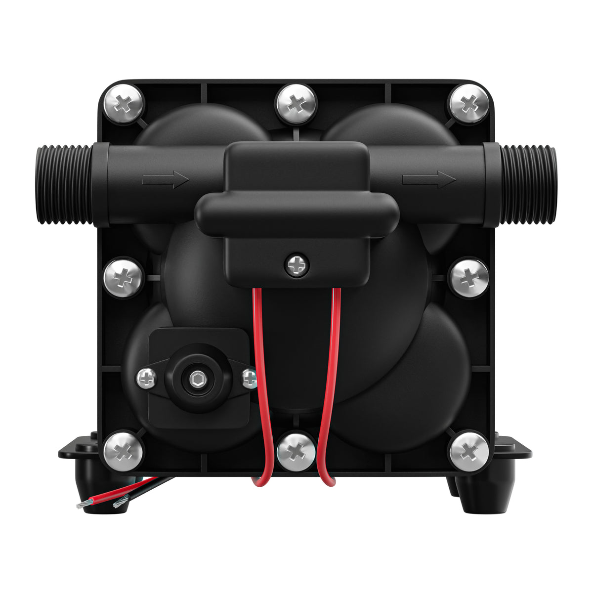 Leisure Coachworks RV Water Pump 5.5 GPM with Adapters Stainer Filter Kit (Black)