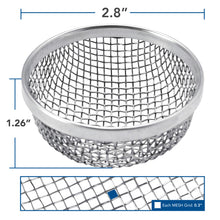 Leisure Coachworks RV Bug Screen Kit for Water Heater and Furnace Vent Mesh Screens Round 2 Piece Set (Metal)
