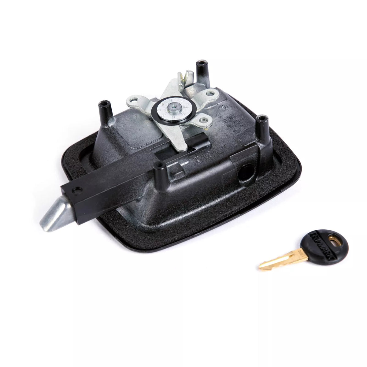 TriMark RV Compartment Door Latch Replacement for TM2001 Door Handle 5 1/4 Inch x 4 3/4 Inch (Black)