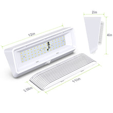 Leisure LED 12V RV Exterior LED Porch Light Cool White with Switch Clear Lens 12 Inch (White)