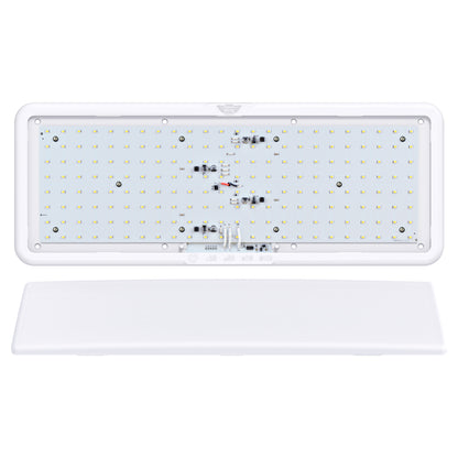 Leisure LED 12V RV Interior LED Ceiling Light Rectangle Natural White Touch Dimmer Switch 2000 Lumen 21 Inch (White)