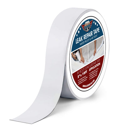 Leisure Coachworks RV Sealant Tape for Water Tight Seal 2 Inch x 10 Feet Roll (White)