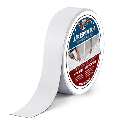 Leisure Coachworks RV Sealant Tape for Water Tight Seal 2 Inch x 10 Feet Roll (White)