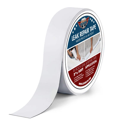 Leisure Coachworks RV Sealant Tape for Water Tight Seal 2 Inch x 10 Feet Roll (White)