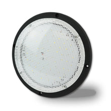 Leisure LED 12V RV Exterior LED Scare Light Round Cool White Clear Lens 600 Lumen with Bezel Kit 8 Inch (White)