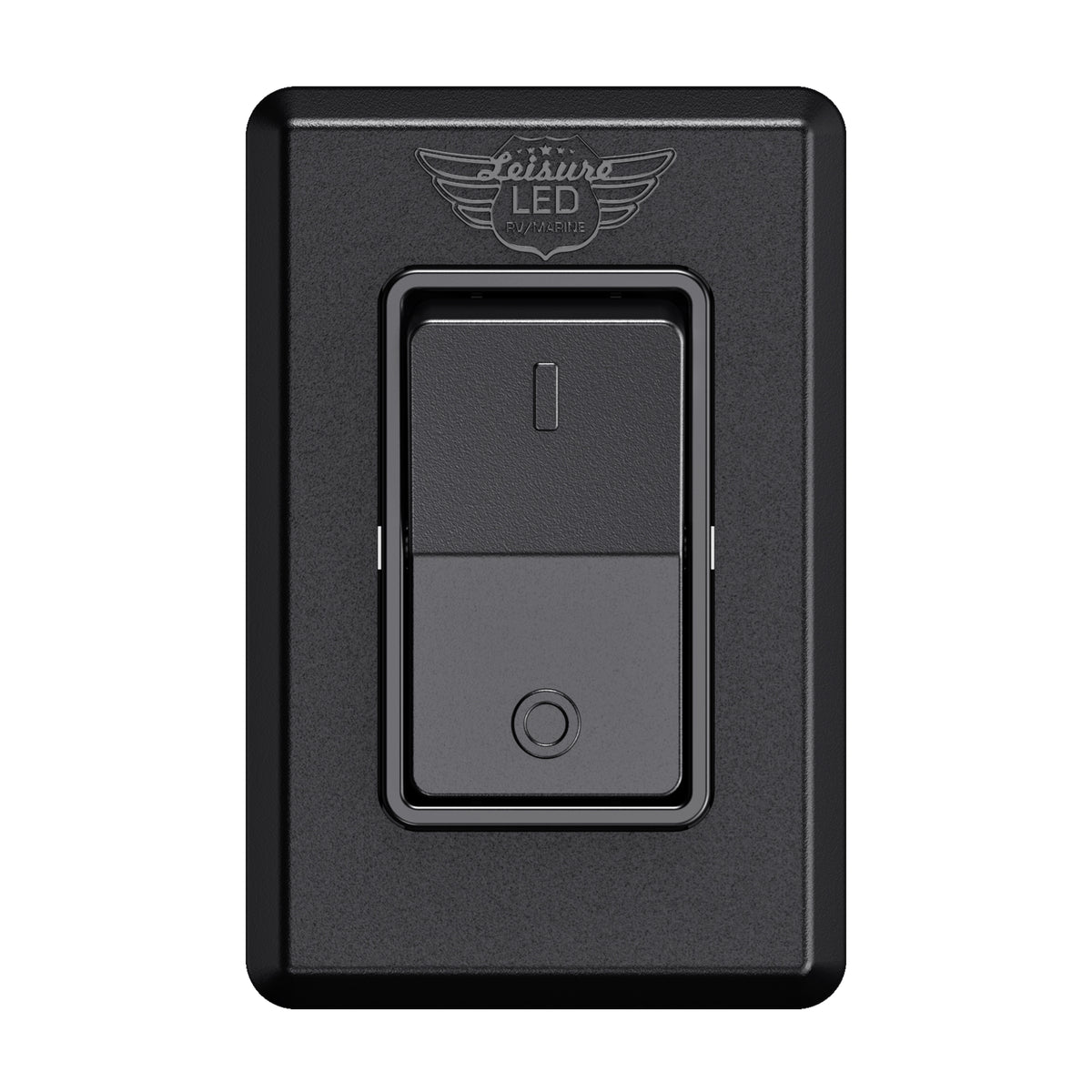 Leisure LED 12V RV Modern Single SPST On Off Switch with Bezel 2.87 Inch x 1.87 Inch x 1.1 Inch (White)