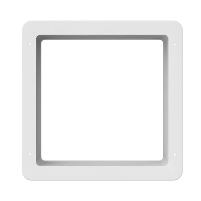 Leisure Coachworks RV Extended Garnish for 14 Inch x 14 Inch Roof Vent Fan 6 Inch (White)