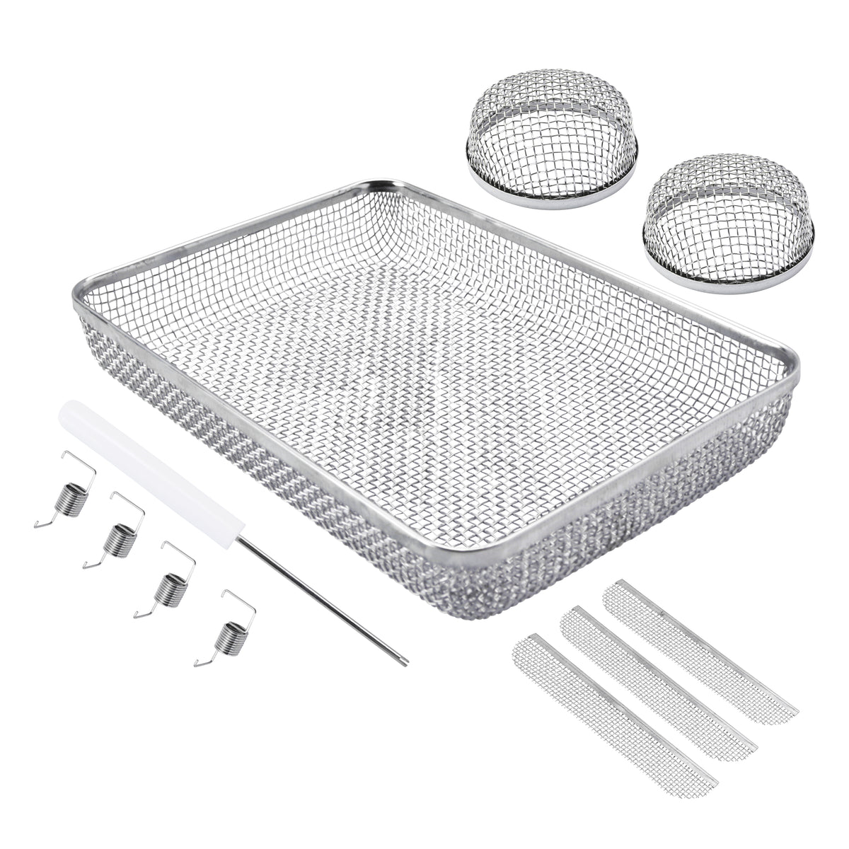 Leisure Coachworks RV Bug Screen Kit for Refrigerator Water Heater and Furnace Vent Mesh Screens 6 Piece Set (Metal)
