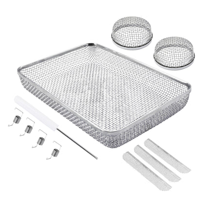 Leisure Coachworks RV Bug Screen Kit for Refrigerator Water Heater and Furnace Vent Mesh Screens 6 Piece Set (Metal)