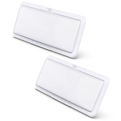 Leisure LED 12V RV Interior LED Ceiling Light Rectangle Natural White Touch Dimmer Switch 950 Lumen 14 Inch (White)