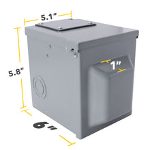 Leisure Cords 30AMP RV Generator Power Inlet Box NEMA TT-30R 5 Inch (Grey)