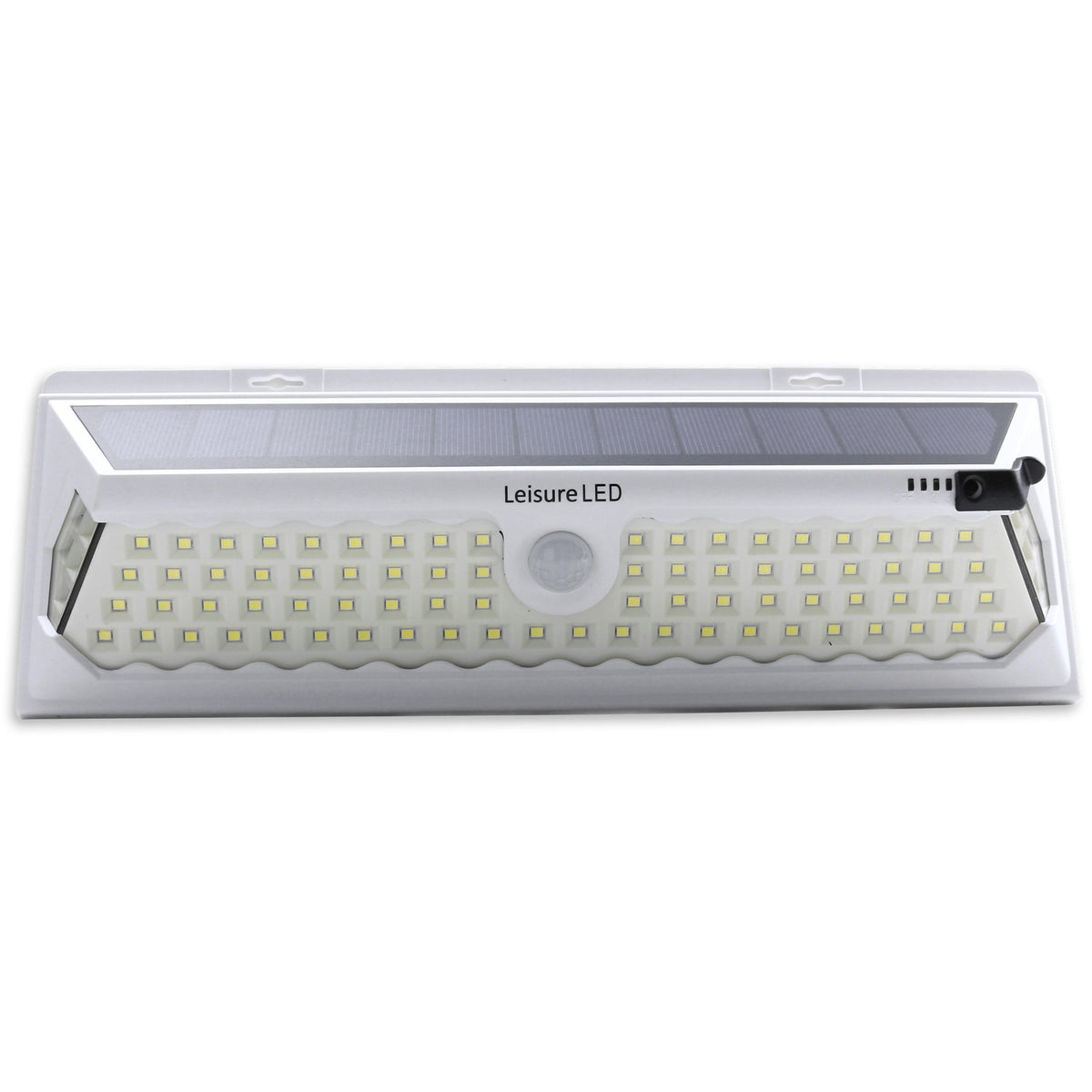 Leisure LED LED Wall Solar Light Outdoor 86 Security Lighting Nightlight with Motion Sensor Detector