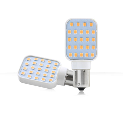 Leisure LED 12V RV Interior LED 1156 Bulb Light Rotating Replacement Warm White for Ceiling Dome Light 300 Lumen 1.25 Inch (White)