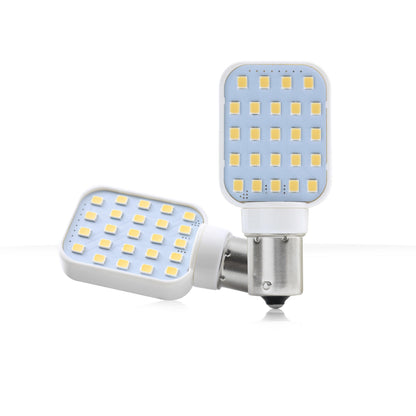 Leisure LED 12V RV Interior LED 1156 Bulb Light Rotating Replacement Warm White for Ceiling Dome Light 300 Lumen 1.25 Inch (White)