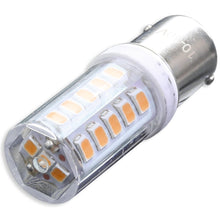 Leisure LED 12V RV Interior LED 1156 Bulb Light Replacement Cool White for Ceiling Dome Light Clear Lens 450 Lumen 2 Inch (Metal)